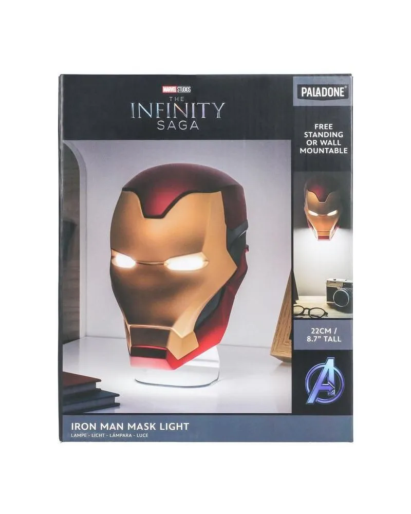 Lampa Paladone Marvel - The Infinity Saga - Iron Man Mask Light 