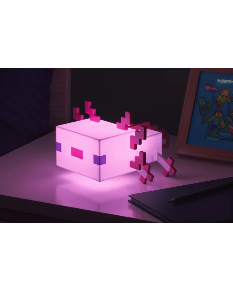 Lampa Paladone Minecraft - Axolotl Light 