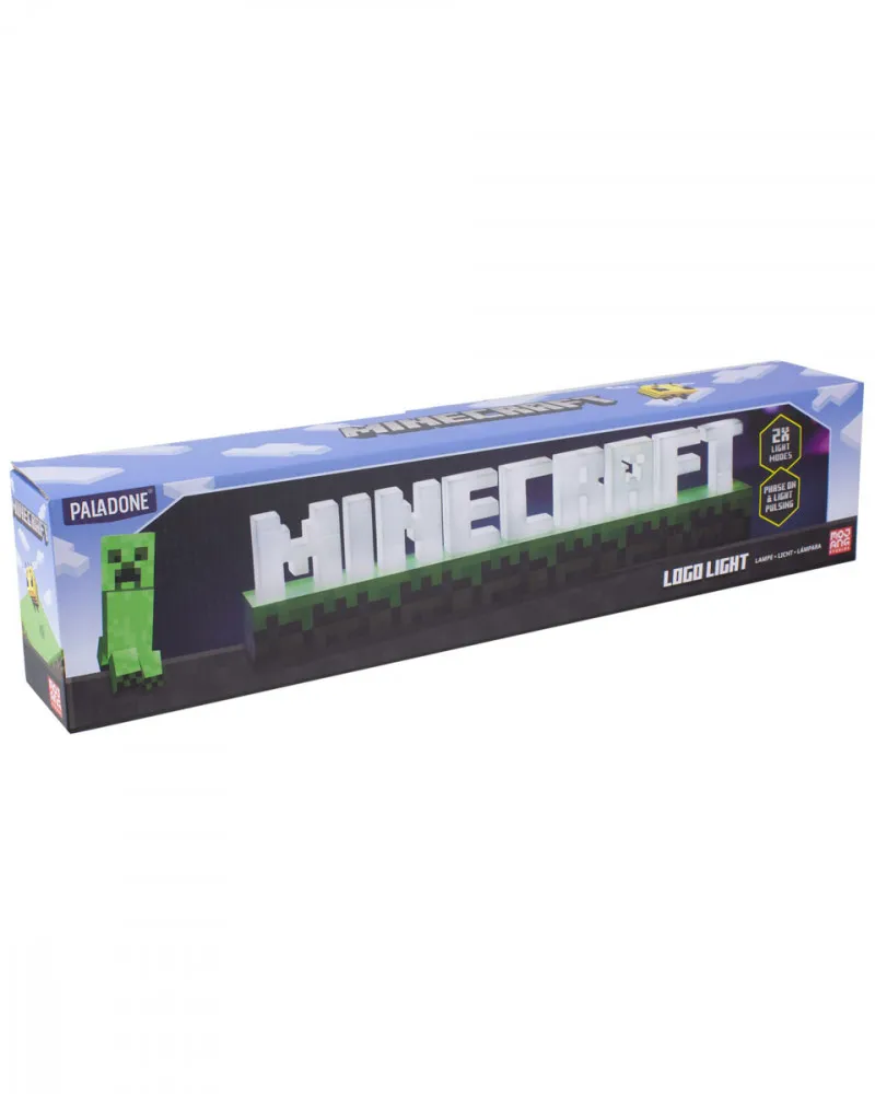 Lampa Paladone Minecraft - Logo Light 