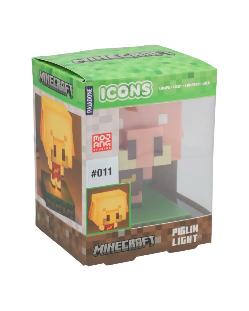 Lampa Paladone Minecraft - Piglin Icon Light 