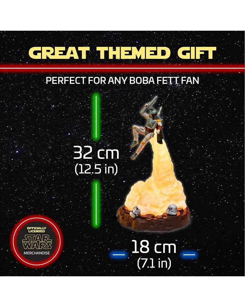 Lampa Paladone Star Wars - Boba Fett Diorama Light 