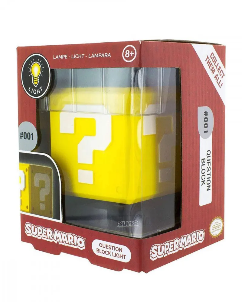 Lampa Paladone Super Mario - Question Block Icon Light V3 