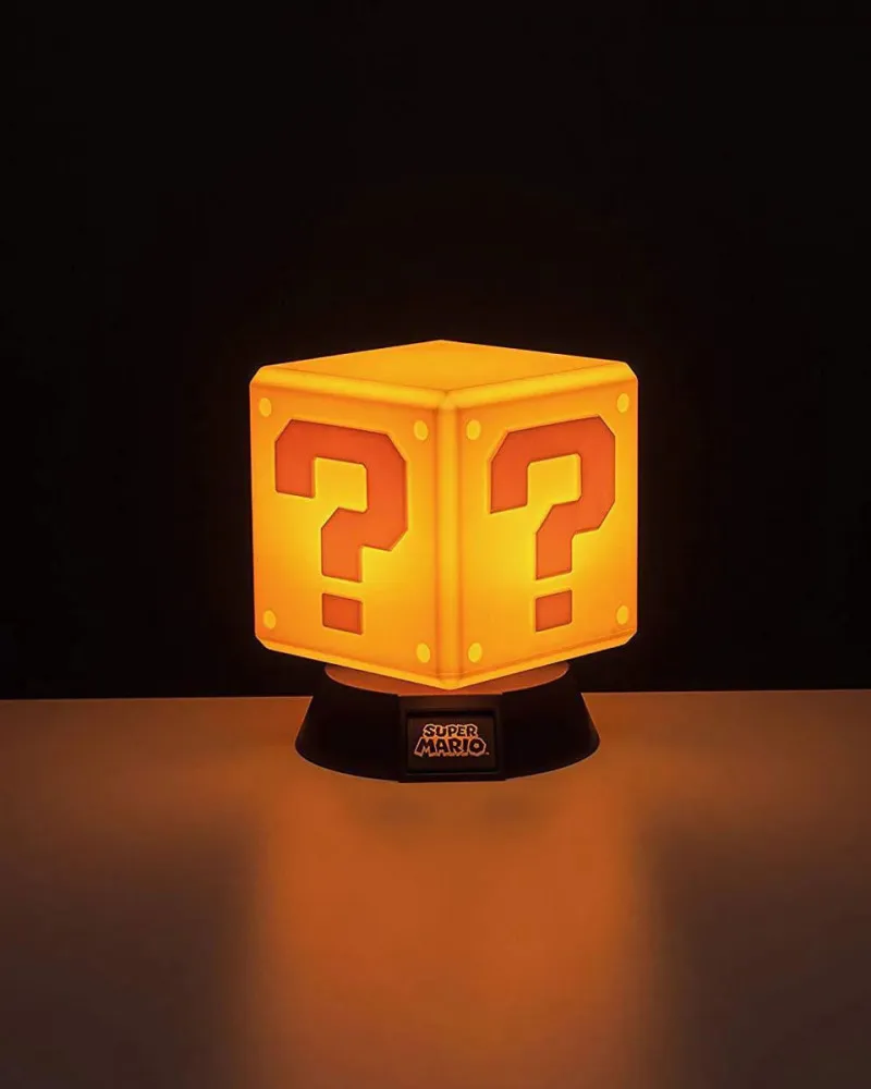 Lampa Paladone Super Mario - Question Block Icon Light V3 