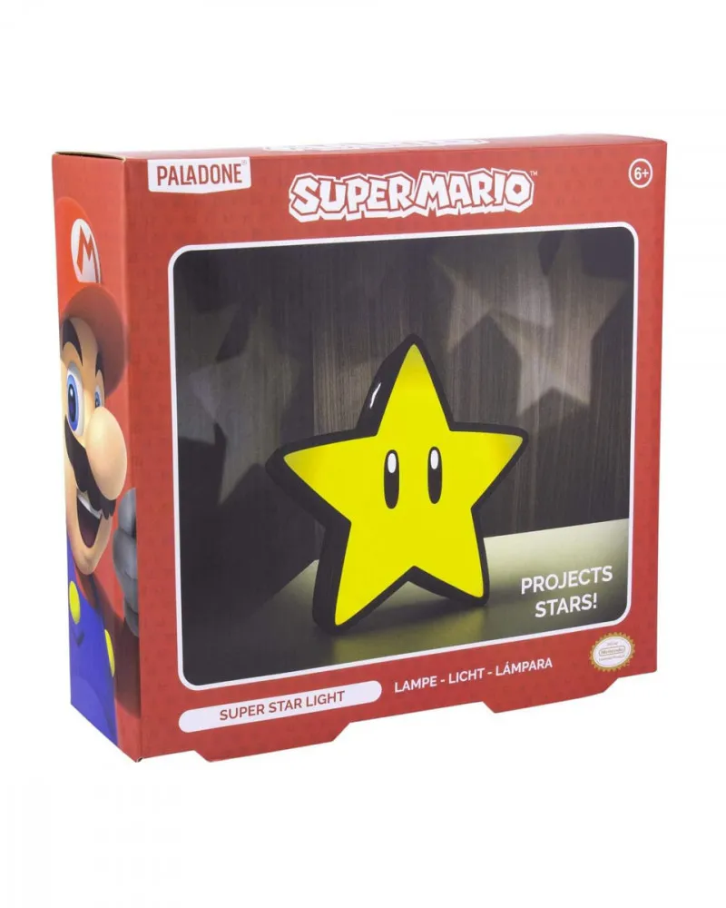 Lampa Paladone Super Mario - Super Star Box Light 