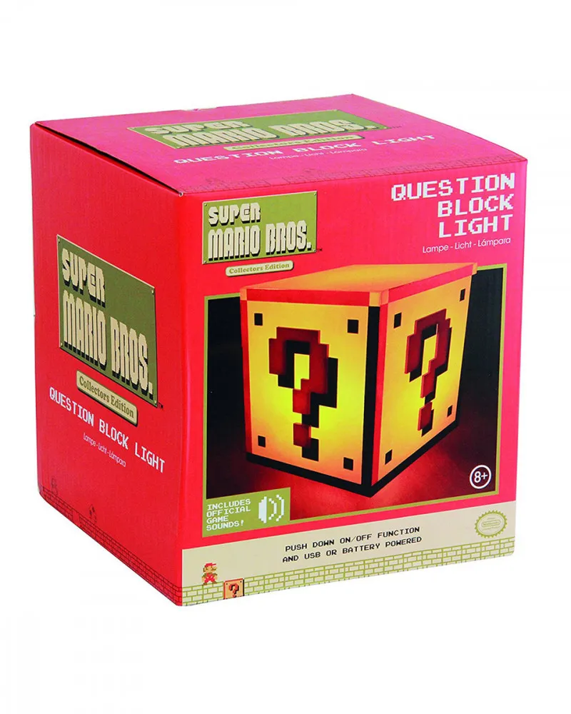 Lampa Paladone Super Mario Bros - Question Block 