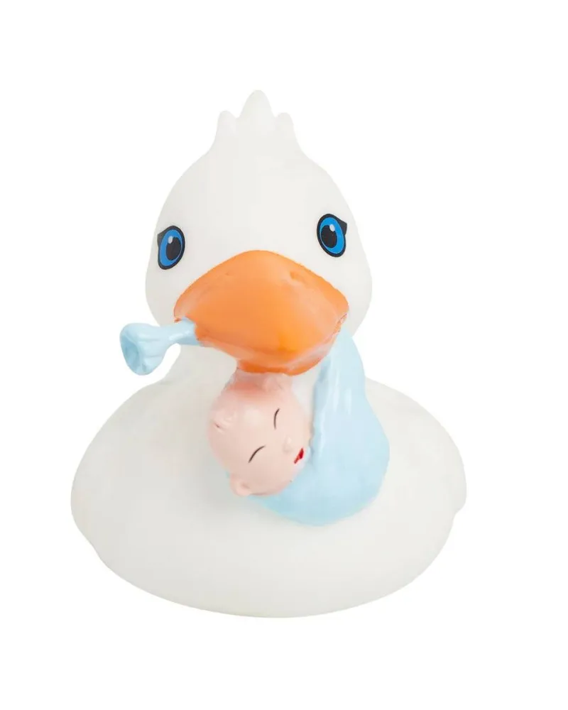 Lilalu Patkica - Stork - Rubber Duck with Baby 