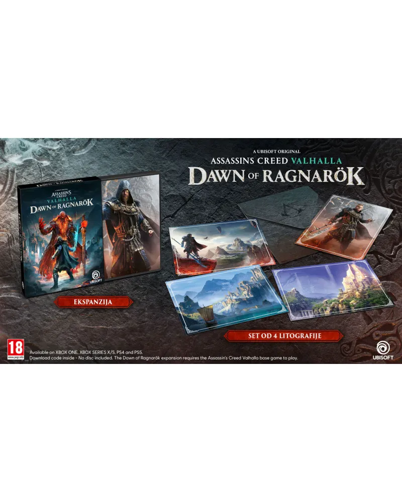 PS4 Assassin's Creed Valhalla Expansion Dawn of Ragnarok (Code in a box) 