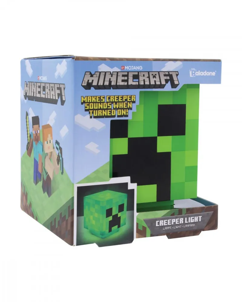 Lampa Paladone Minecraft - Creeper Light With Sound 