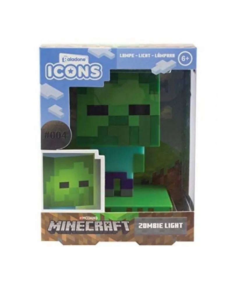 Lampa Paladone Minecraft - Zombie Icon Light 