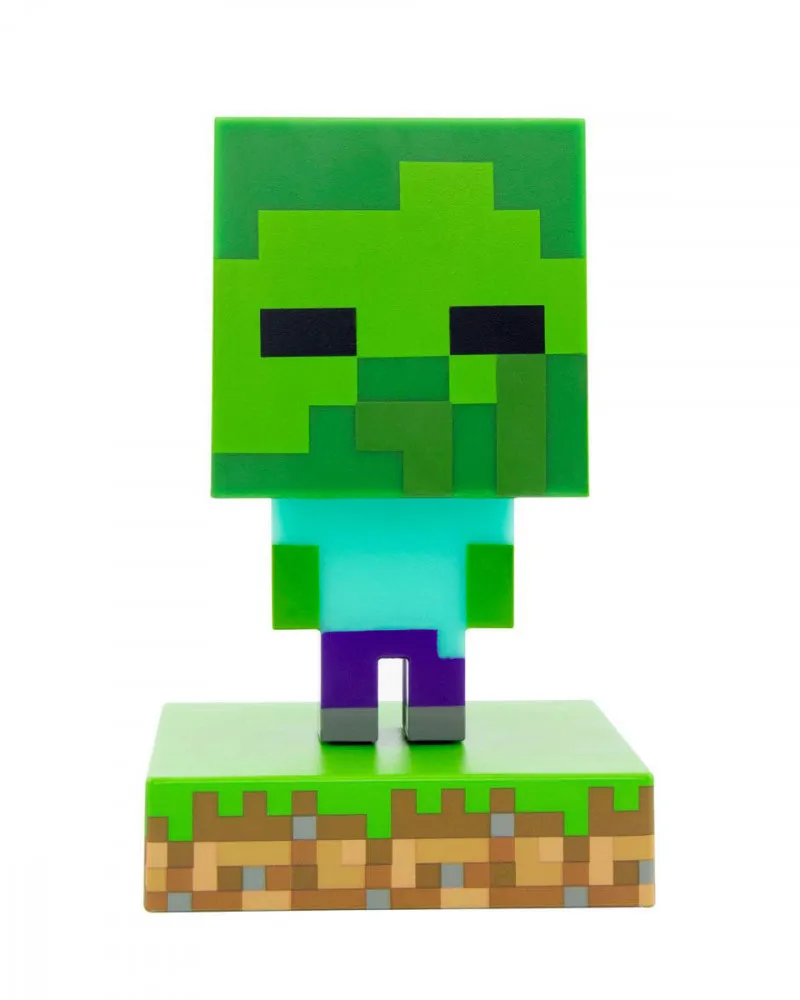 Lampa Paladone Minecraft - Zombie Icon Light 