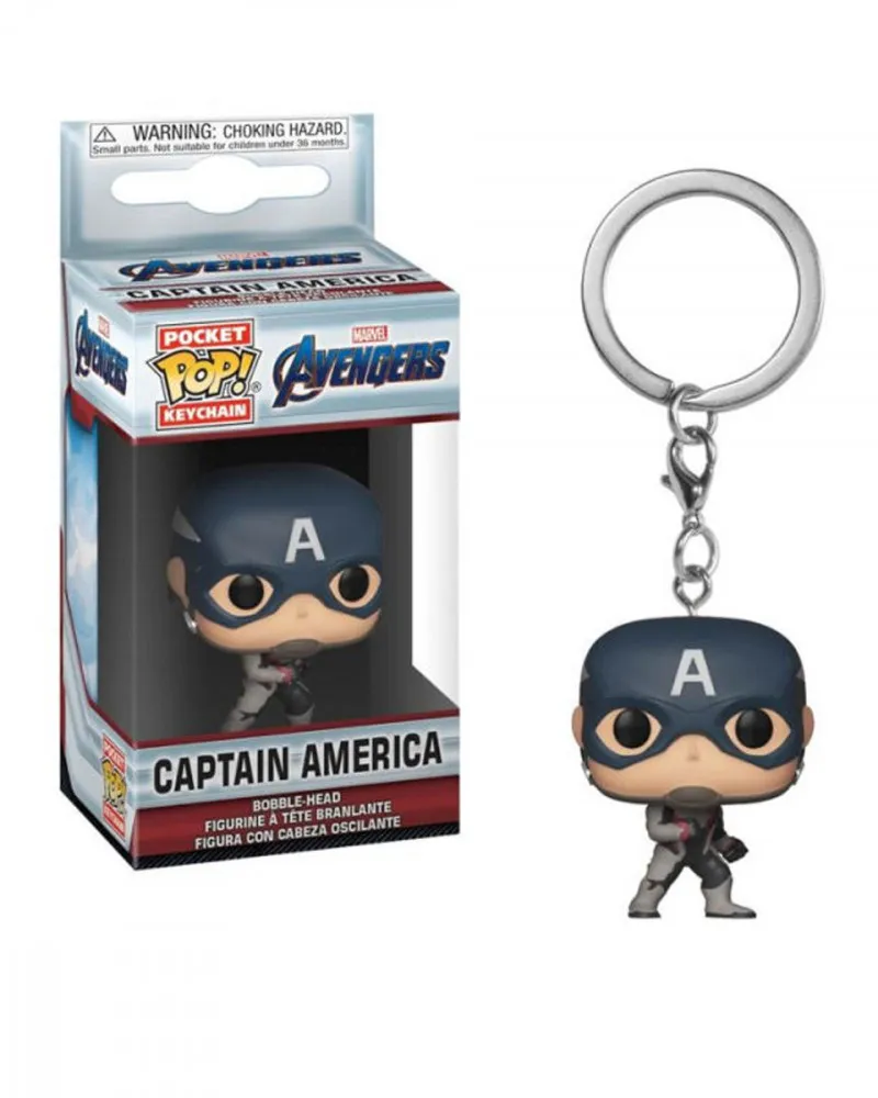 Privezak Marvel Endgame POP! Keychain - Captain America 