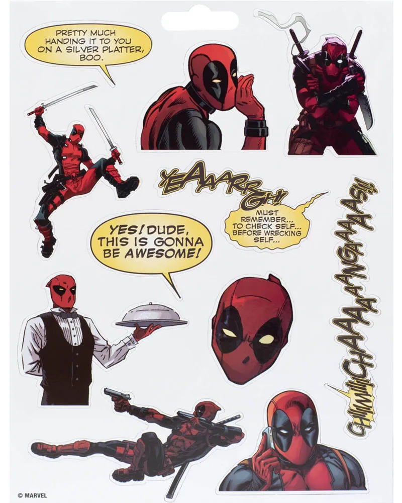 Magnet set Marvel Comics - Deadpool 