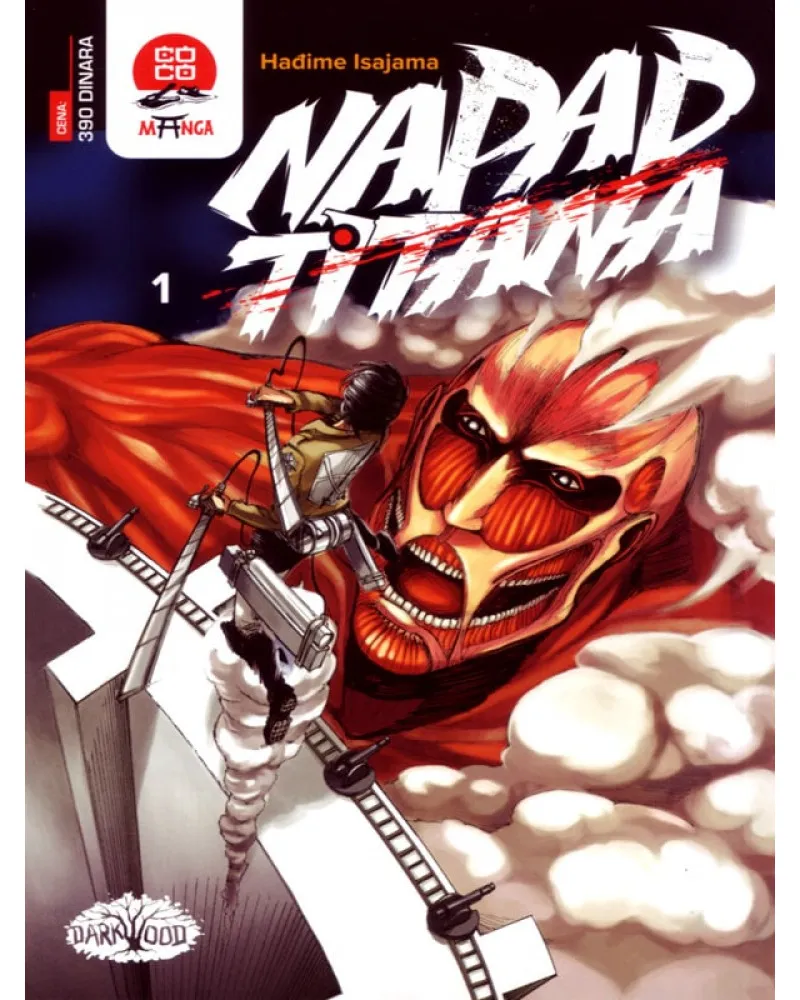 Manga Strip Attack on Titan - Napad Titana - 1 