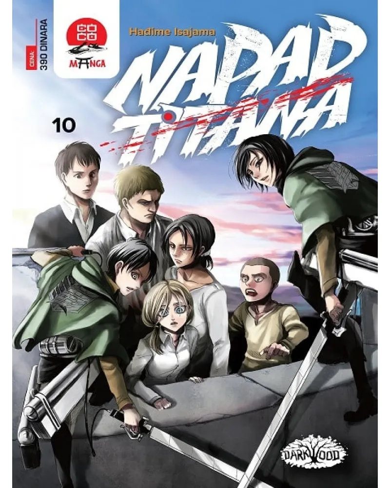 Manga Strip Attack on Titan - Napad Titana -  10 