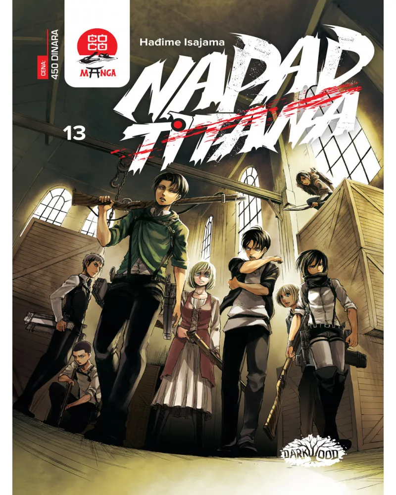 Manga Strip Attack on Titan - Napad Titana -  13 