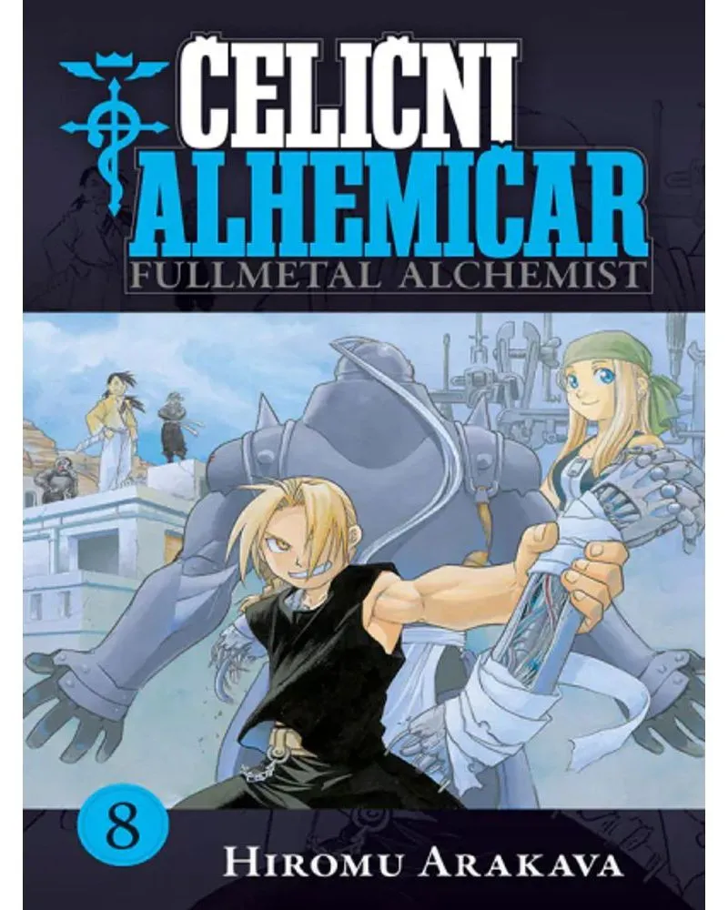 Manga strip Čelični alhemičar 8 