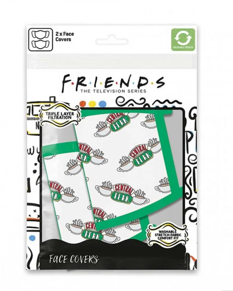 Maska Friends - Central Perk - Adult Size Face Mask 