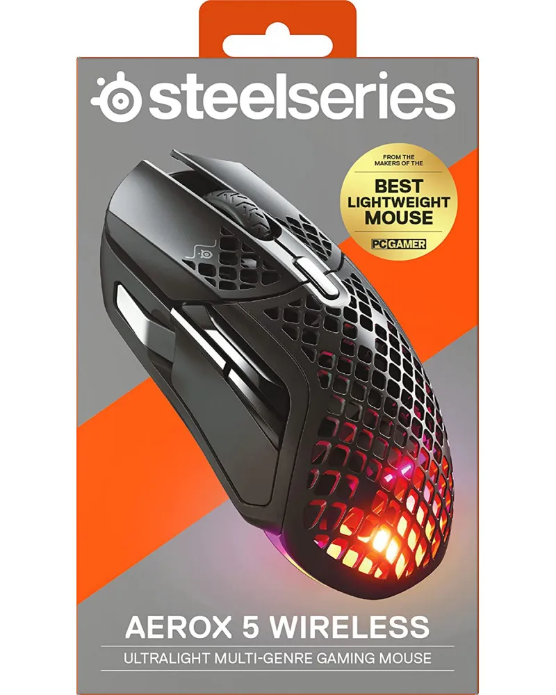 Miš SteelSeries AEROX 5 Wireless - Black 