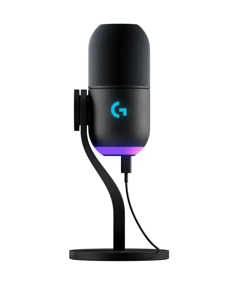 Mikrofon Logitech Yeti GX Black - Dynamic RGB Gaming Microphone with LIGHTSYNC 