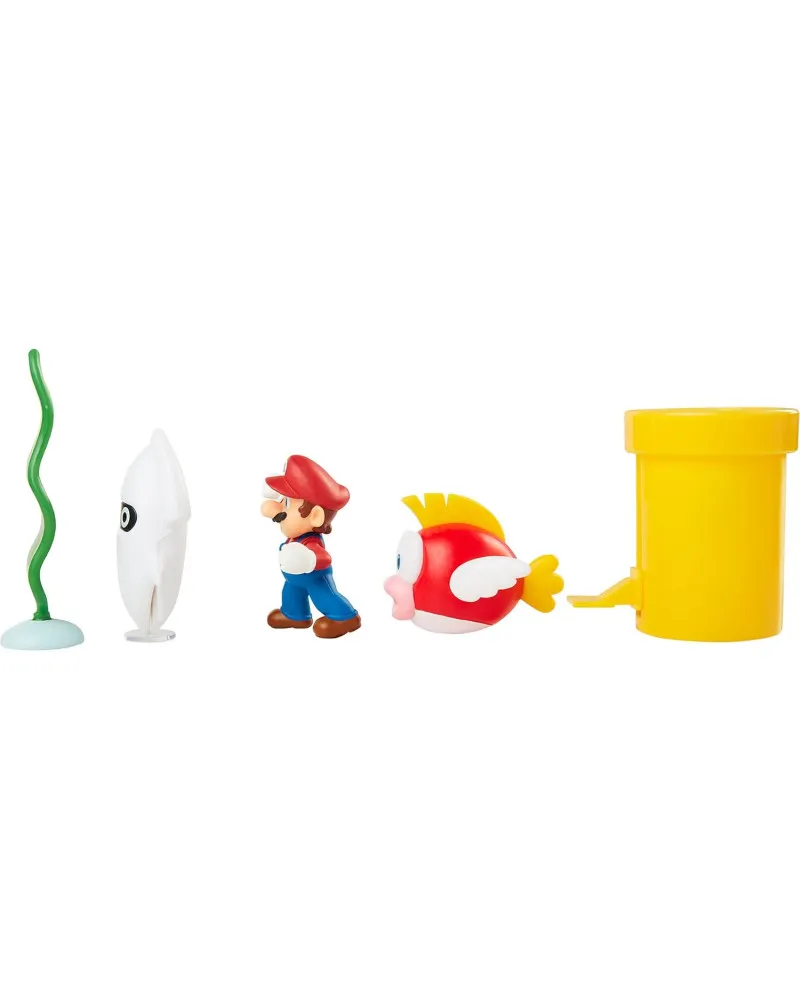 Mini Figure World of Nintendo - 5-Pack - Super Mario Underwater Diorama Set 