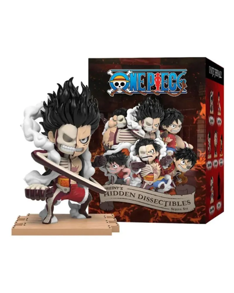 Mini Figure One Piece - Freeny's Hidden Dissectibles - Series 6 (Luffy Gear's) 