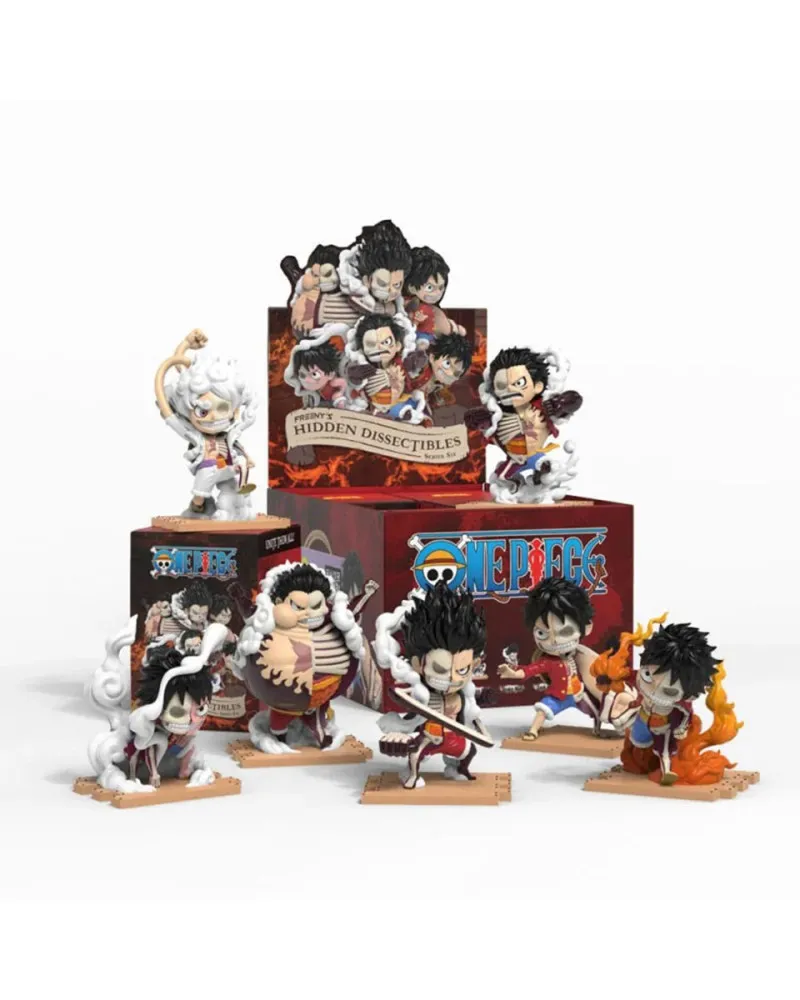 Mini Figure One Piece - Freeny's Hidden Dissectibles - Series 6 (Luffy Gear's) 