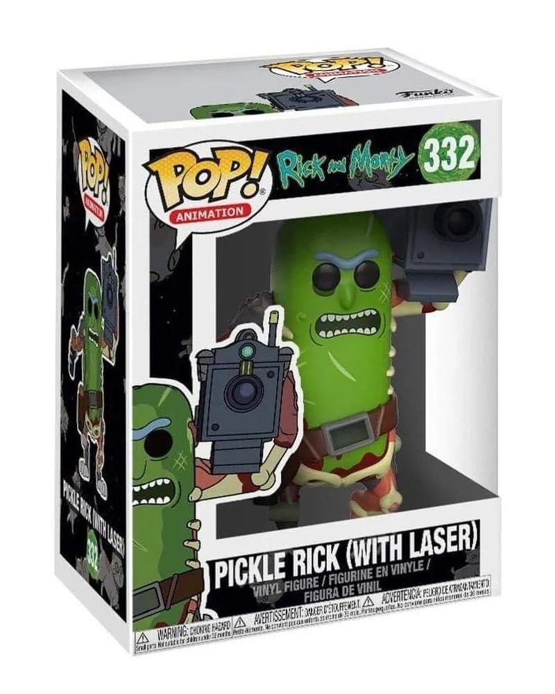 Mini Figure Rick and Morty POP! Animation Vinyl Figure - Pickle Rick with Laser 