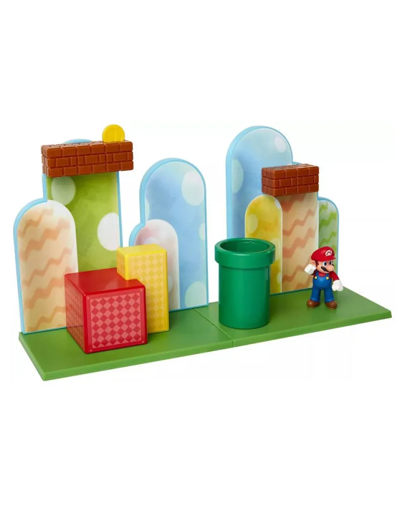 Mini Figure World of Nintendo - 10-Pack - Super Mario Acorn Plains Diorama Set 