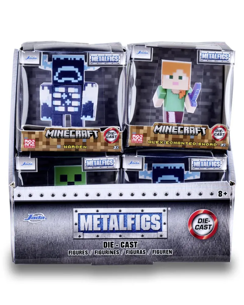 Mini Figures Diecast Minecraft - Metalfigs 