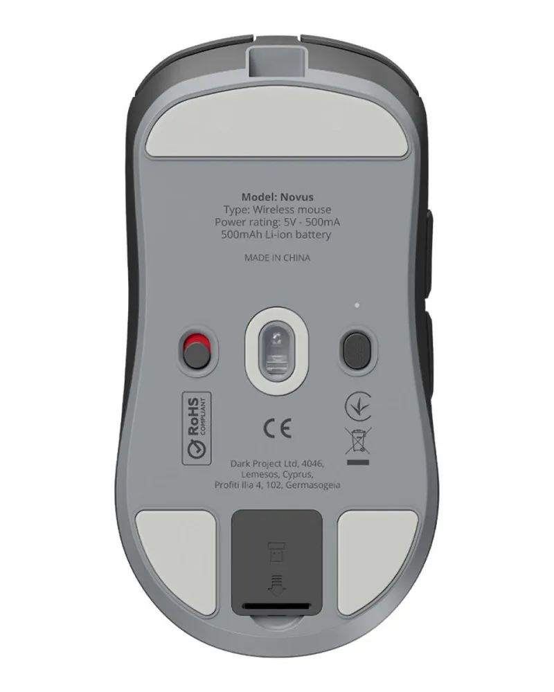 Miš Dark Project Novus Wireless Mouse - Black/Grey 