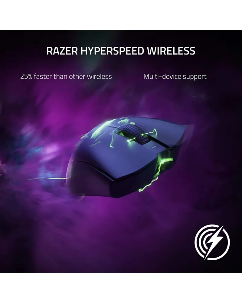 Miš Razer Deathadder v3 Pro - Ergonomic Wireless - White 