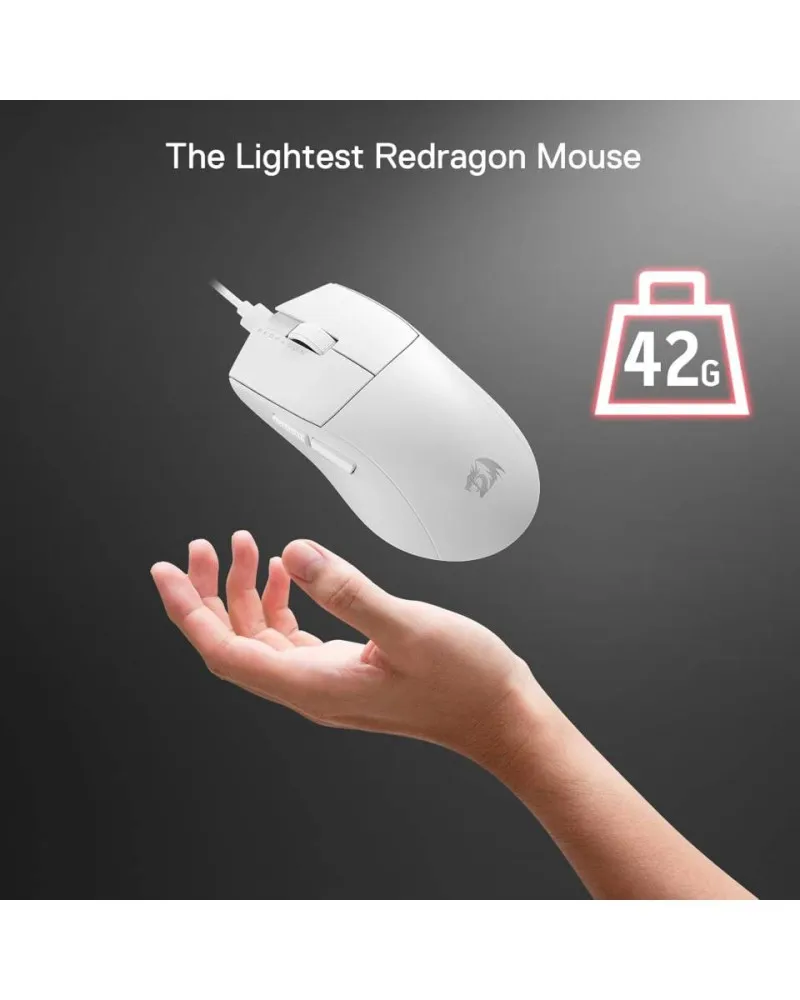 Miš ReDragon K1NG 1K White RGB 