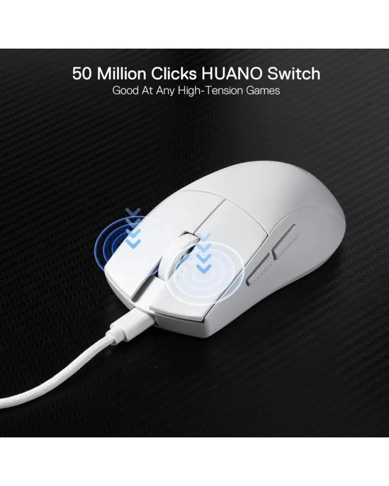 Miš ReDragon K1NG 1K White RGB 