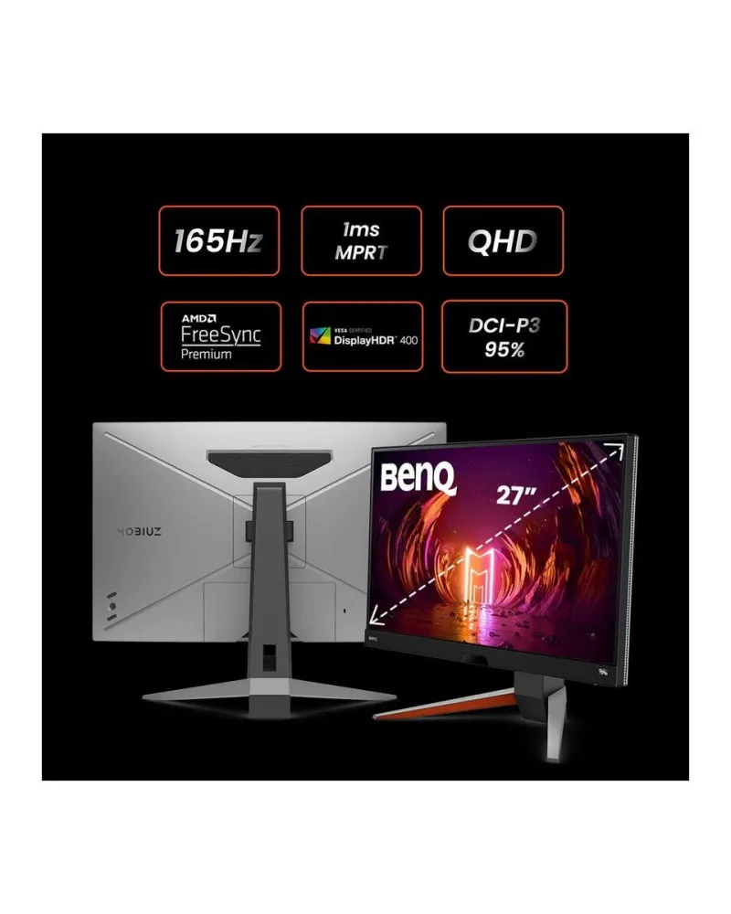 Monitor BenQ Mobiuz 27W EX2710Q 2K Metallic Grey 