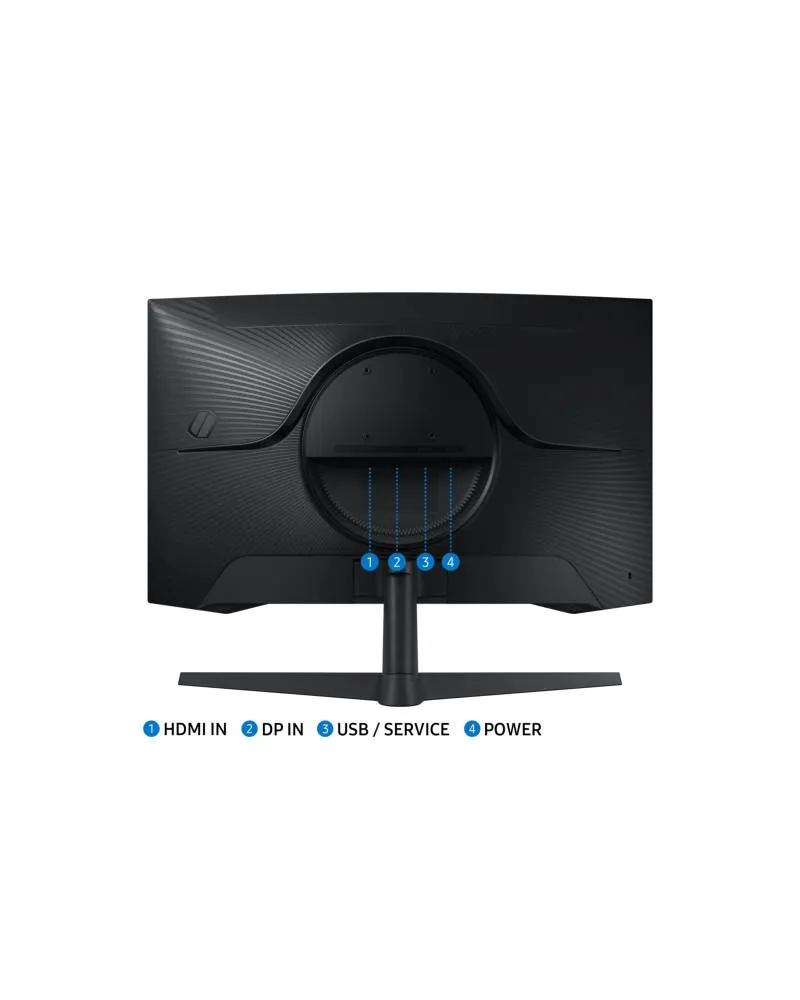Monitor Samsung Odyssey G5 27'' Zakrivljeni VA LS27CG552EUXEN Black 