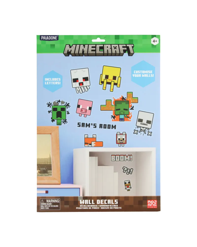 Nalepnice Paladone - Minecraft Personalisation Wall Decals 