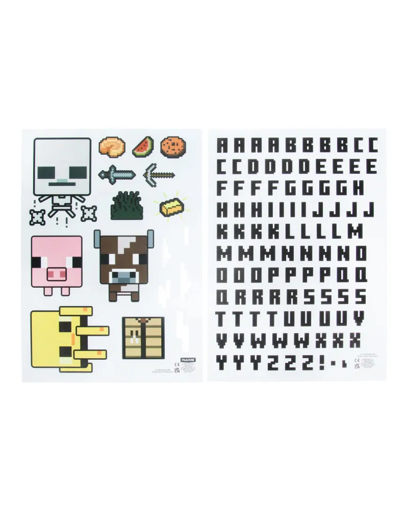 Nalepnice Paladone - Minecraft Personalisation Wall Decals 