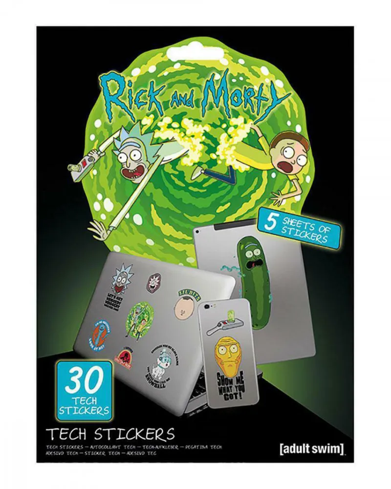 Nalepnice Rick and Morty - Tech Stickers 