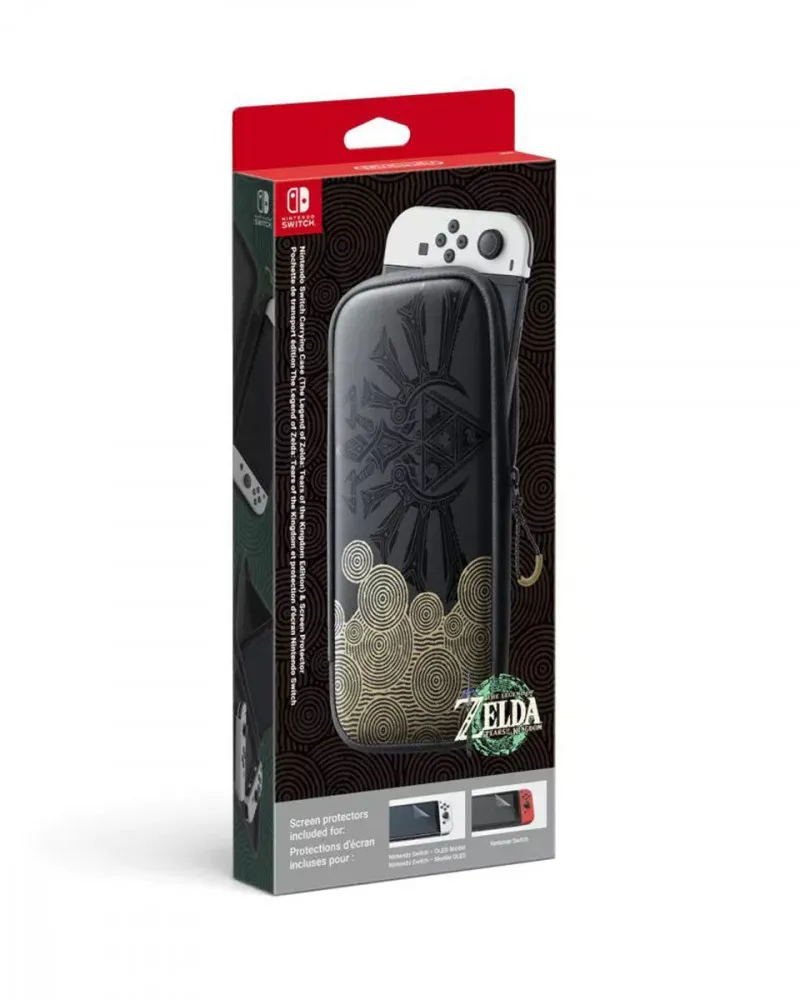 Nintendo Switch Carrying Case & Screen Protector - The Legend of Zelda - Tears of the Kingdom Edition 