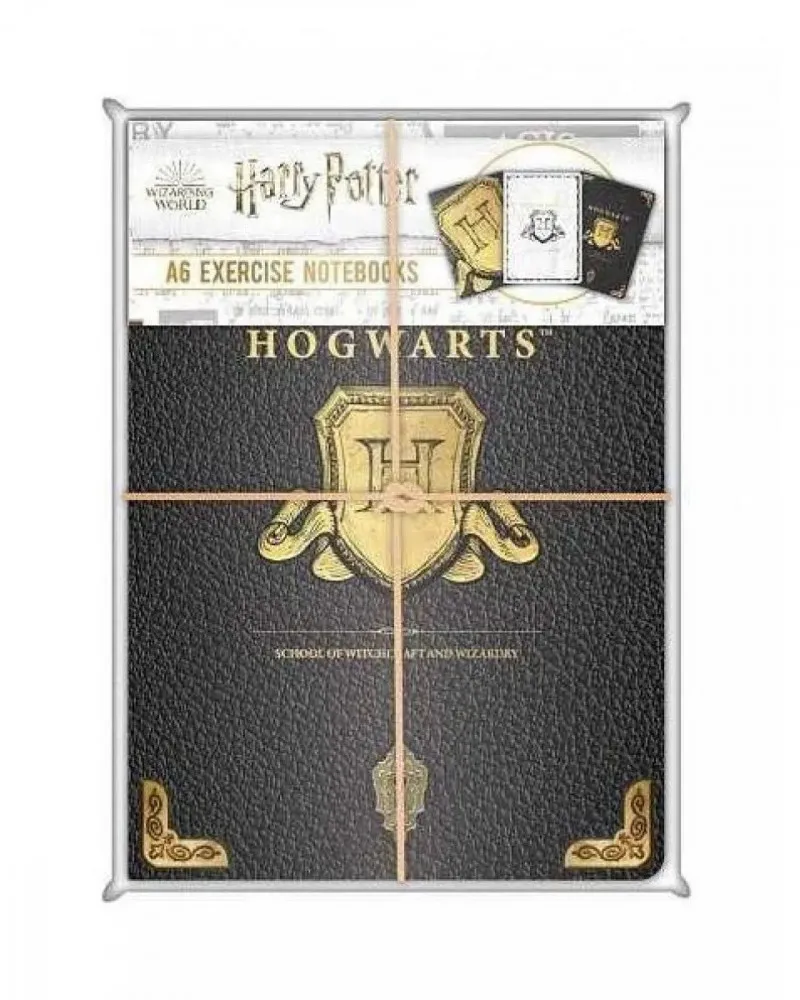 Notes Harry Potter - A6 3-Pack - Hogwarts Shield 