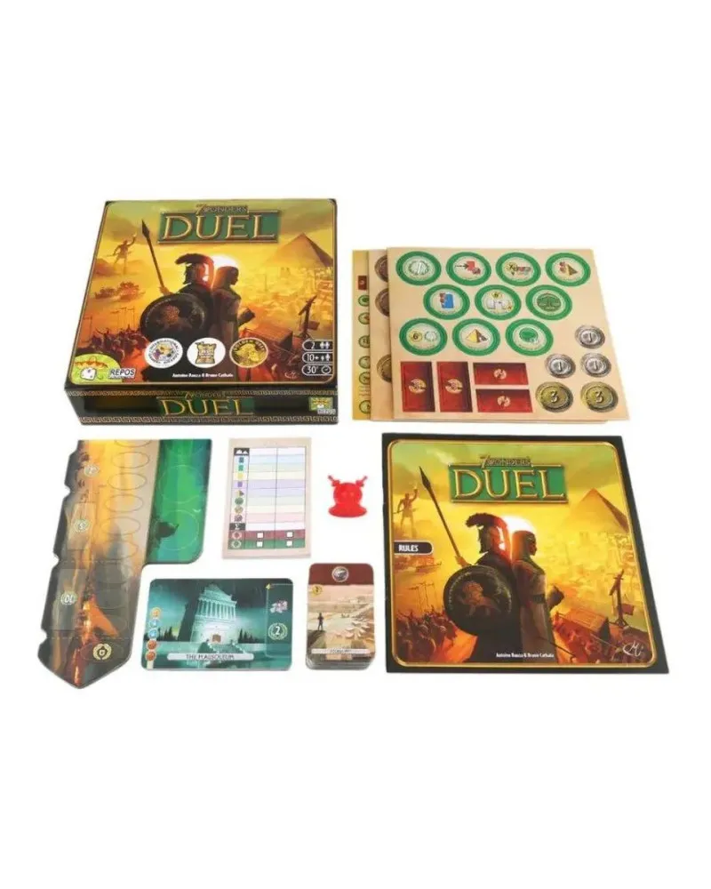 Osnovna igra + ekspanzija 7 Wonders Duel + Pantheon 