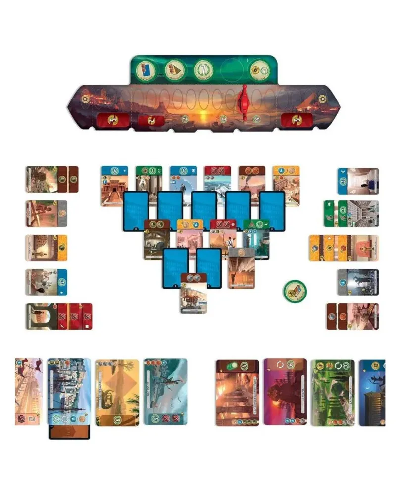 Osnovna igra + ekspanzija 7 Wonders Duel + Pantheon 