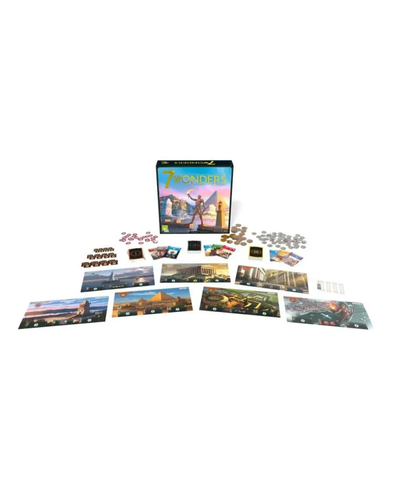 Osnovna igra + ekspanzija - 7 Wonders + Edifice 