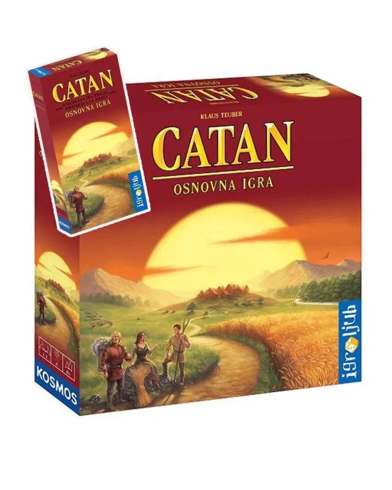 Osnovna igra + ekspanzija - Catan + Dodatak za 5-6 igrača 