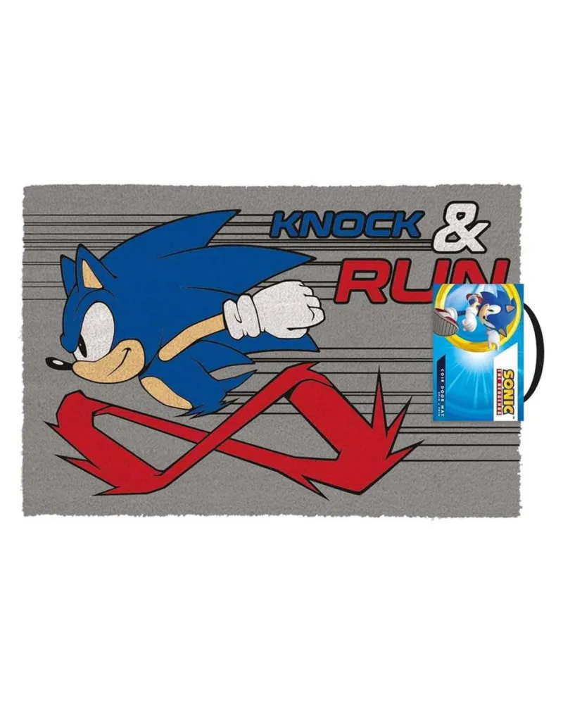 Otirač Sonic The Hedgehog - Knock & Run - DoorMat 