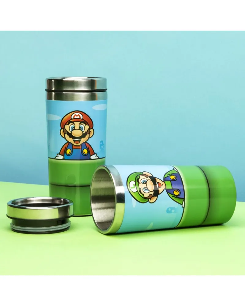 Čaša Paladone Super Mario - Warp Pipe - Travel Mug 