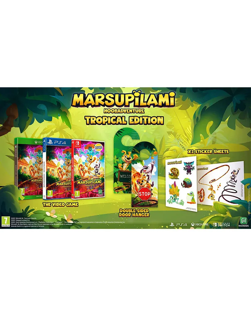 PS4 Marsupilami - Hoobadventure - Tropical Edition 