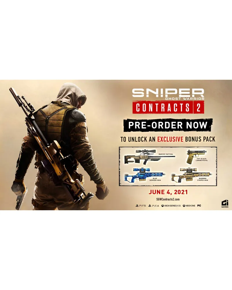 PS4 Sniper Ghost Warrior Contracts 2 