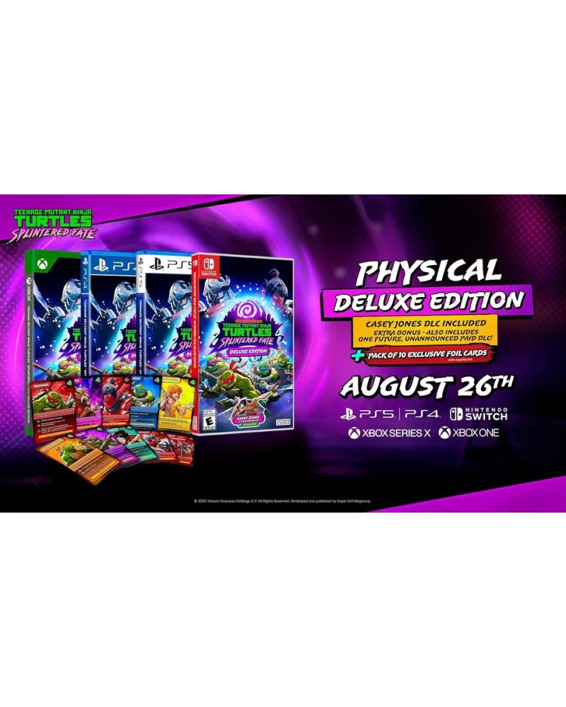 PS4 Teenage Mutant Ninja Turtles - Splintered Fate - Deluxe Edition 
