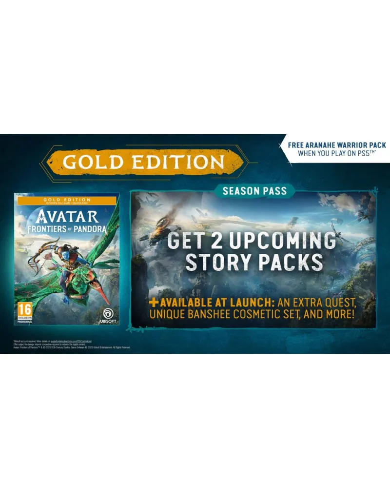 PS5 Avatar - Frontiers of Pandora - Gold Edition 